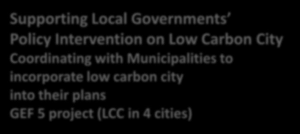 Supporting Local Governments Policy Intervention