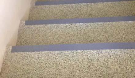 Using paint and grit as an anti-slip coating on stairs and ramps can be a waste of time Often some builders believe if they use a gritty epoxy style anti-slip paint on the edge of the step then this