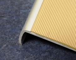 This image shows a stair inlay strip which is 50 mm wide and is non-slip.