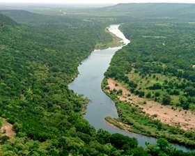 Drainage Basins Freshwater ecosystems lie within