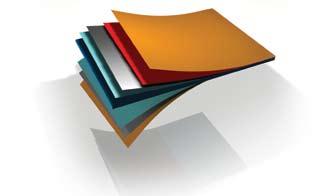 customising STANDARDS Sheeting Colours Frisomat only uses prepainted S280 steel of the highest quality with a zinc layer of 275 g/m 2 to profile your sheets and finishings.