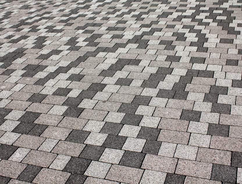 We use natural stone and man made slabs, granite setts, limestone cobbles and both permeable and standard block