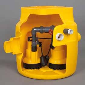 Sump and Pump 2 1 Dual V3 Sump (DMS 164) Overview A packaged pump station designed to collect ground water via perimeter channel or 110mm pipes (129 detail) and / or clear opening to the top of the