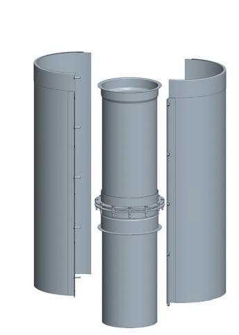 SECTION D-COMPONENTS HIGH PRESSURE SYSTEM up to 60 WC THERMAL EXPANSION JOINT and ODD LENGTH For Thermal Expansion we recommend using a Bellow Length (LB).