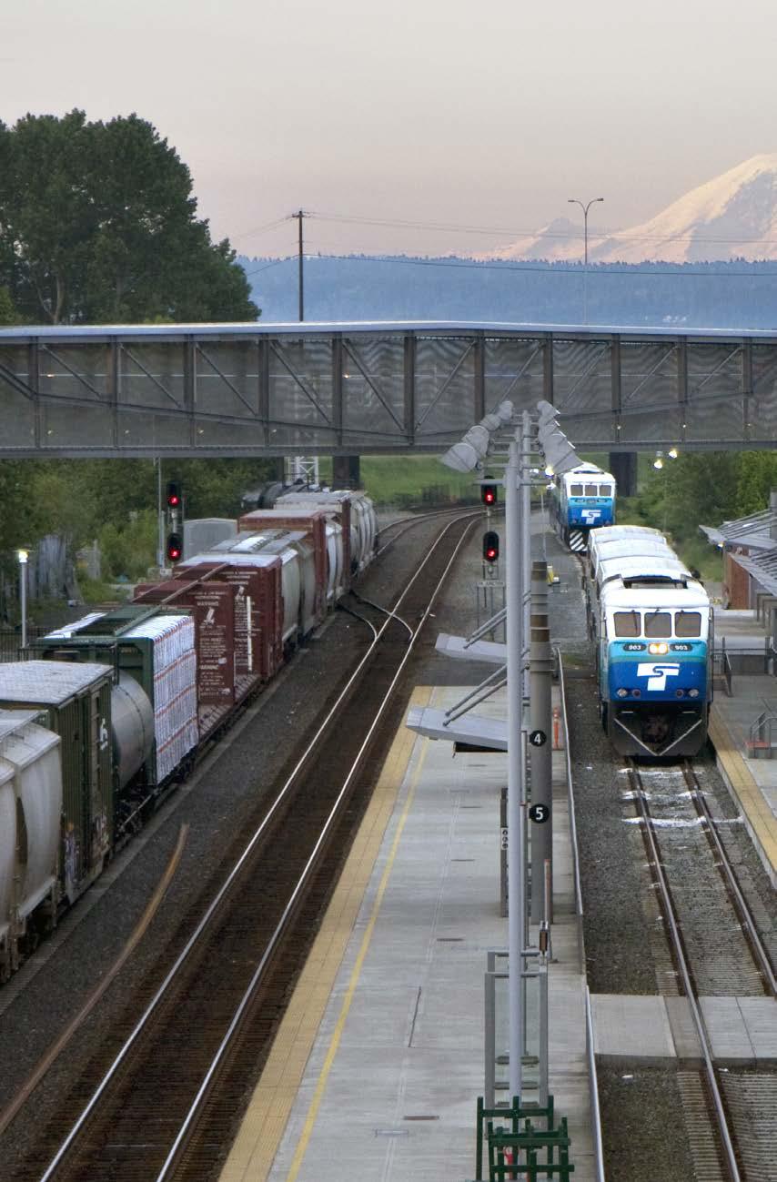5 Bicycle and pedestrian improvement at Kent and Auburn stations In 2017 Sound Transit worked to increase options for nonmotorized access to transit.