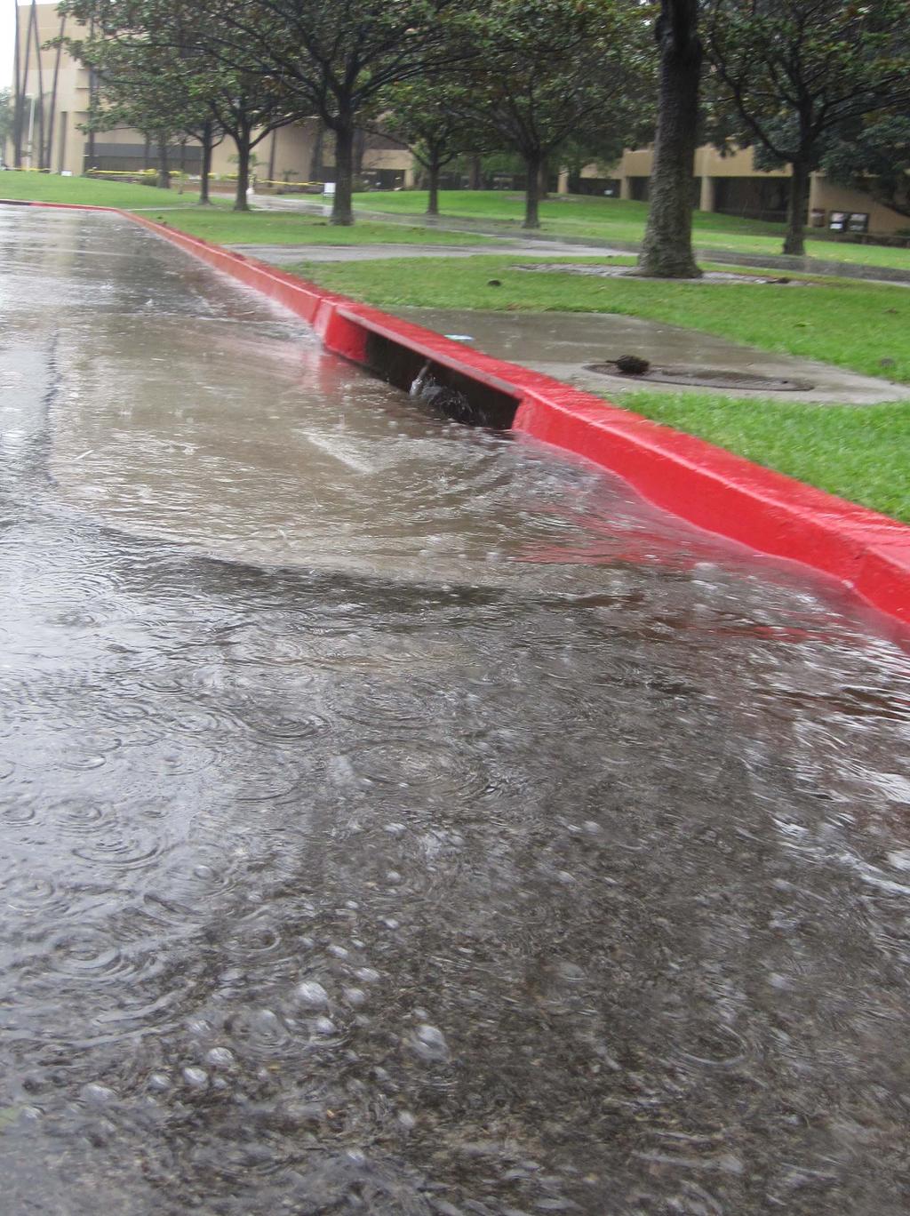 The dirtiest stormwater occurs after pollutants have accumulated over the dry period.