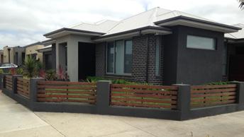 retaining walls Front fences and retaining walls are permitted where they: Compliment the style and colour scheme of