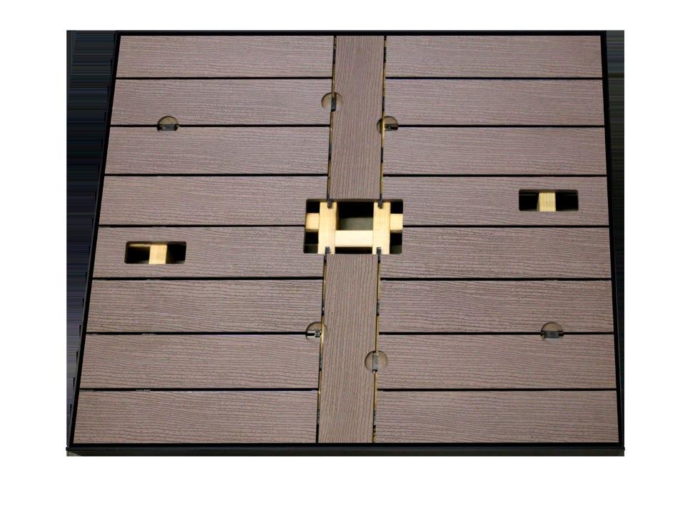 DIAGRAM 6 J) Fascia A) Breaker Board Timber Noggin 100mm apart H) - 10mm Gap Between Fascia to accommodate fixings C) D) F) B)