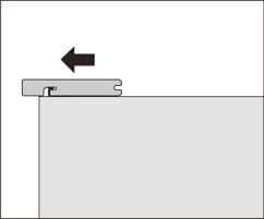 A minimum of four (4) stringers are required when installing the bullnose profile. Overhang on a stair tread should not exceed more than 15 mm (5/8inch). Starting Accessory Installation: 1.