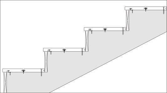 Bullnose Installation Continued Diagram 20 below shows a completed staircase from the side to get a