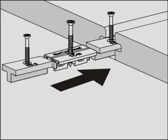 Option 3: T-Clip and TC-10 Locking Clip Installation 2. After getting all the TC-10 and TC-2 clips into position above each respective joist, begin to fasten them from above as shown in Diagram 33.