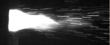 9 A picture of plasma plume with Al 2 O 3 powder 0 50 100 150 0 250 Velocity (m/s) Fig.
