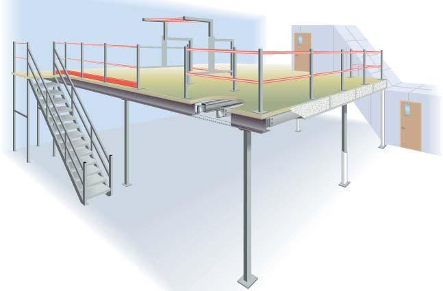 Mezzanines and Over-Sailing Floors Mezzanine floors provide a cost efficient means of increasing floor