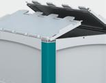 stacking capacity: 1000 kg Lid options Two part lid