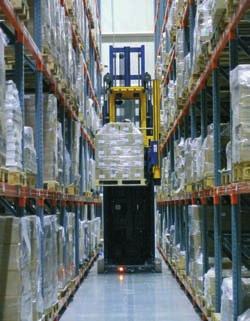 warehouse environment (temperature, humidity etc.).