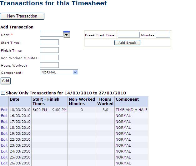 3.15.1 Leave Application Adjustments The Timesheet Adjustments screen also features in Leave