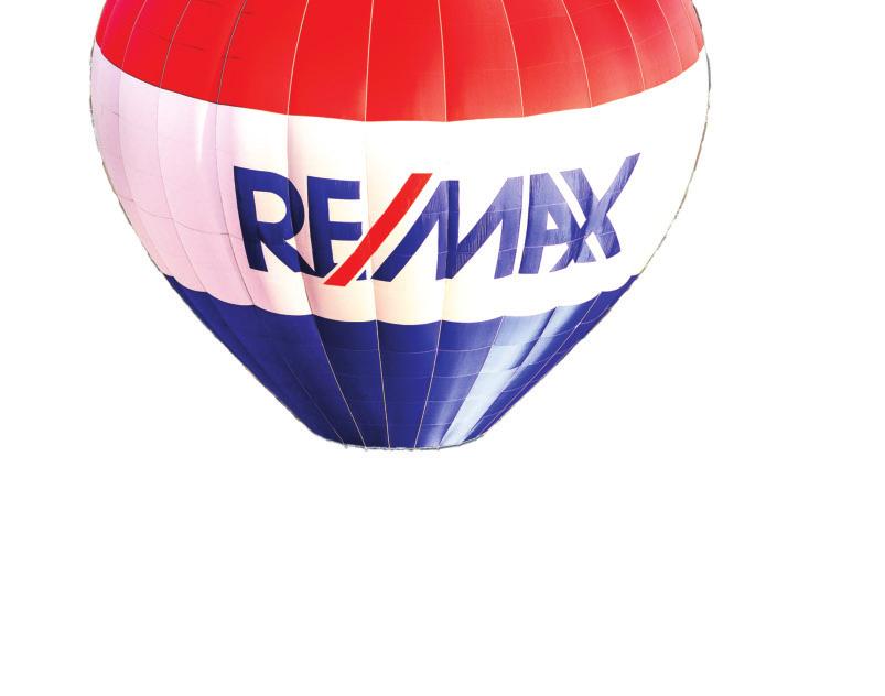 Place the RE/MAX balloon next to your