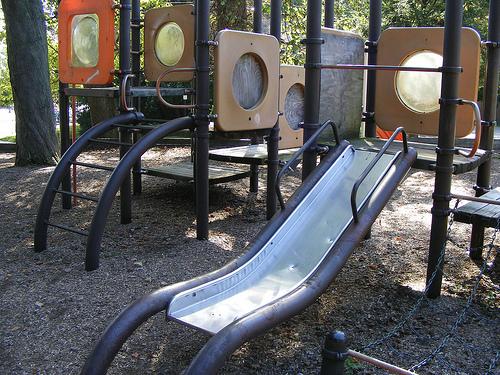 II. PLAYGROUNDS A. Play Equipment 1. Play equipment and surrounding play areas meet ASTM and National Playground Safety Institute standards. 2.