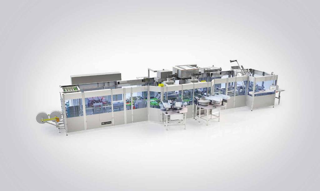 IV AND CAPD BAGS Infusion- and CAPD-Bag Machines Kiefel machines are successfully used worldwide in the manufacture and filling of infusion bags for standard solutions, nutrition, oncology, as well