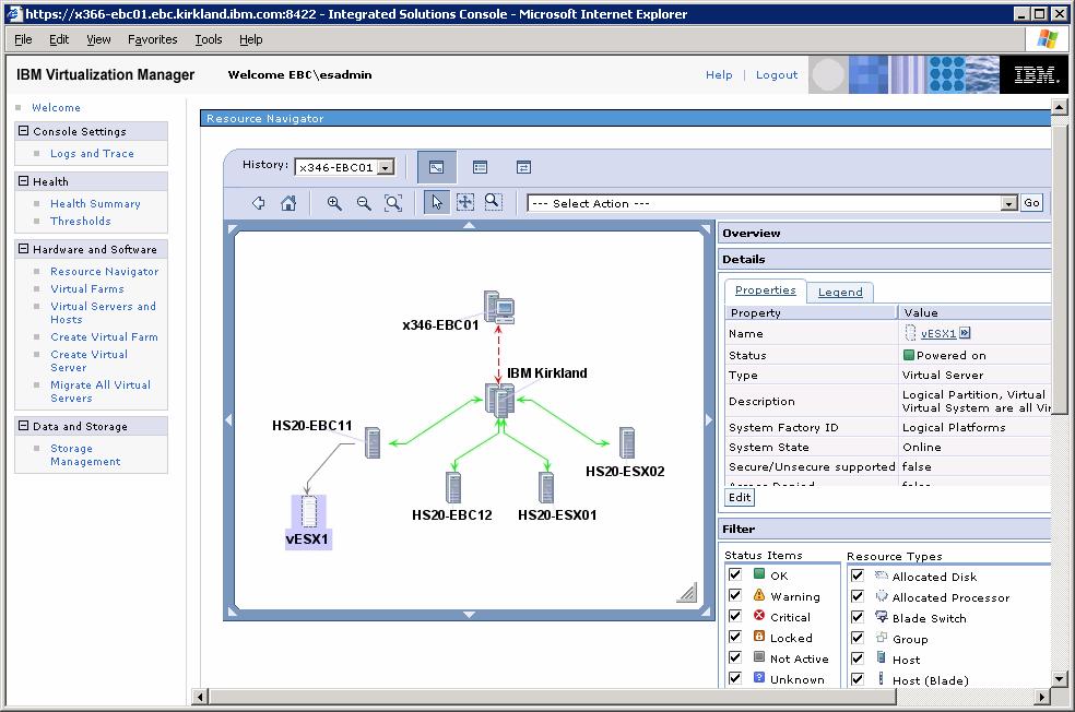 Topology Map - VMware And in this topology view, a network diagram is displayed.