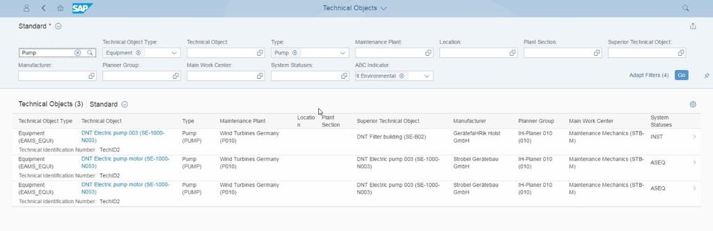 S/4HANA 1610 Role Maintenance Planner Object Pages: Technical Object
