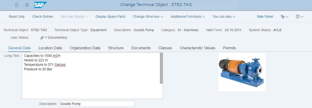 S/4HANA 1610 Role Maintenance Planner Technical Object create / change / display