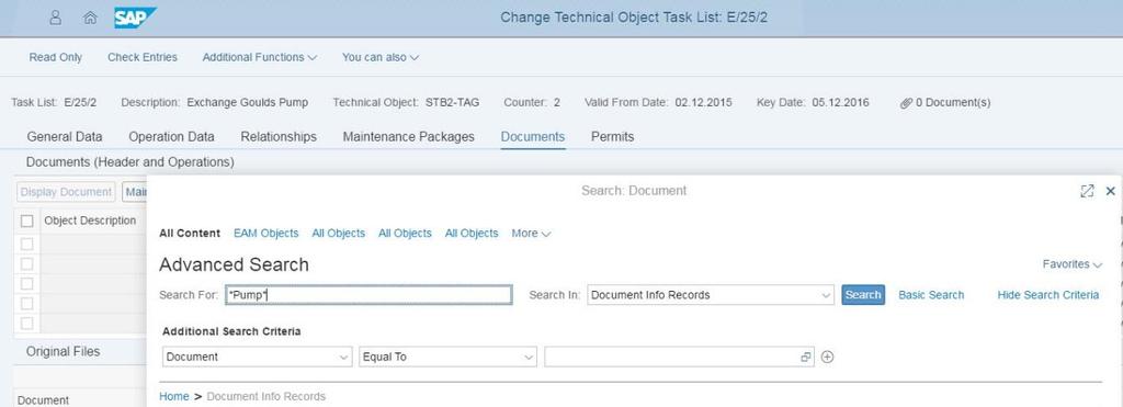 S/4HANA 1610 Role Maintenance Planner Task List create / change / display