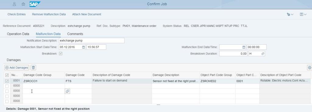 S/4HANA 1610 Role Maintenance Technician Confirm Jobs Confirmation List displays all Jobs