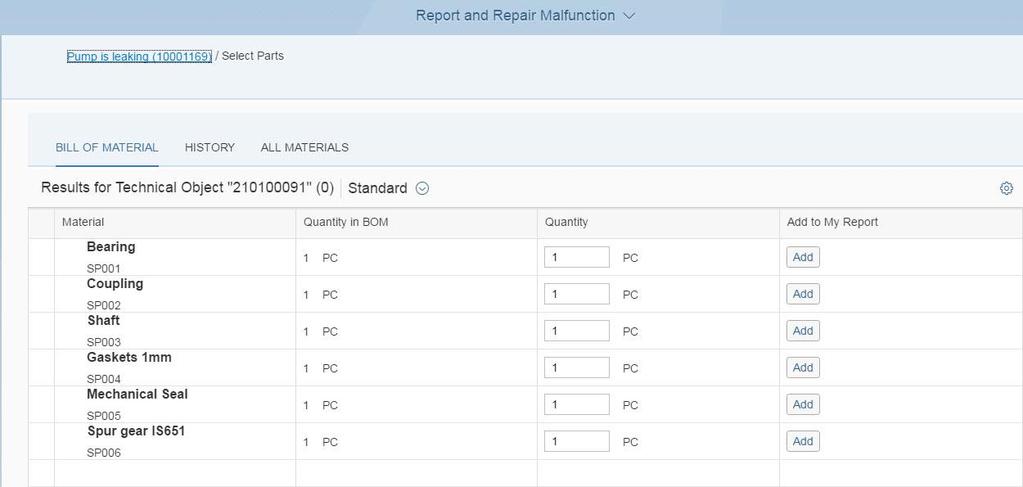 Manage the End-to-End process Respond to Breakdown S/4HANA 1702 Role Maintenance Technician Respond to Breakdown Supports Technician in the process of a breakdown situation from start to end in a