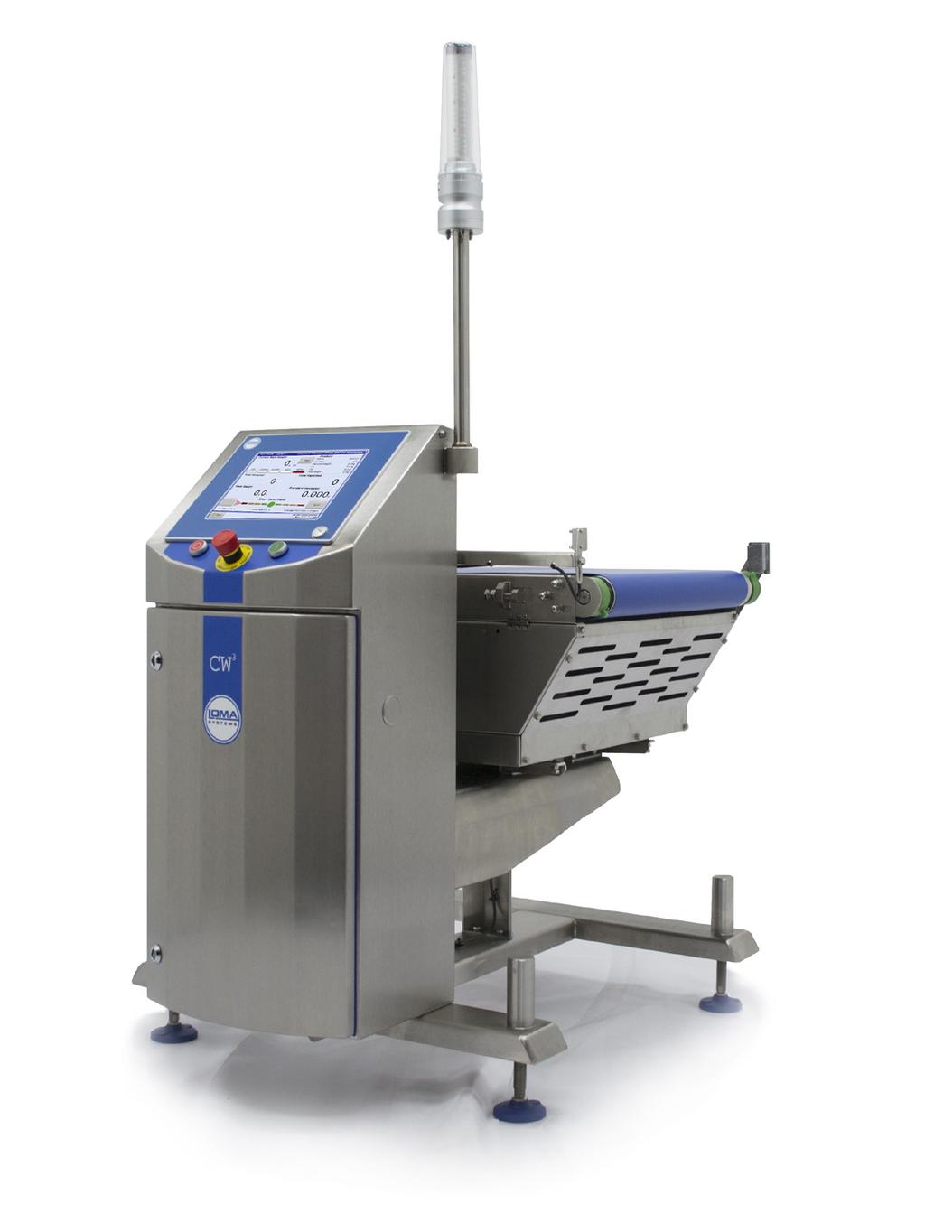 Checkweighing Systems LOMA s CW3 Checkweighing Systems provide in-line dynamic checkweighing capabilities in a compact package.