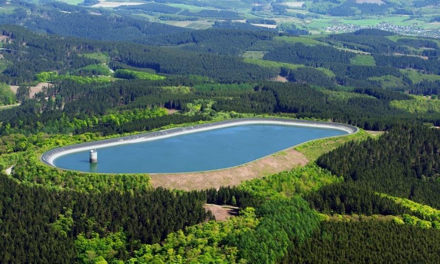 Types of Hydropower Plants Run-of-the-river plants Use the nature flow of rivers Cheap; very little environmental impact Power outputs may have seasonal fluctuations Pumped storage Plant in