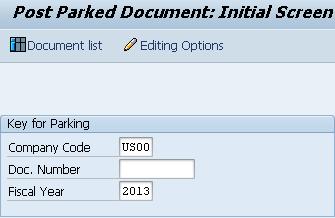Problem: Parked Invoice Symptom While posting the outgoing payment no open items can be found.