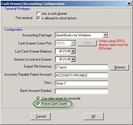 There is a new option in the Accounting Interface Configuration to force the user