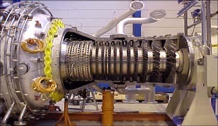 temperatures and pressure distribution in the complete turbine section. The instrumentation used on the first guide vane can be seen in Figure 2.