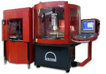 Machines: CNC micro milling: Micro milling and micro drilling 7x KERN Evo 5-axes CNC micro machining center travels: X 300, Y 280, Z 250 spindle speed 50,000 rpm