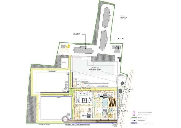Conceptual Plan of Proposed IT office building - 1 Million sft Building in Survey No 124/P, Gopanapally Village,