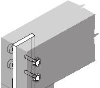 All connections in the group must hold the beam in place on top of the column.
