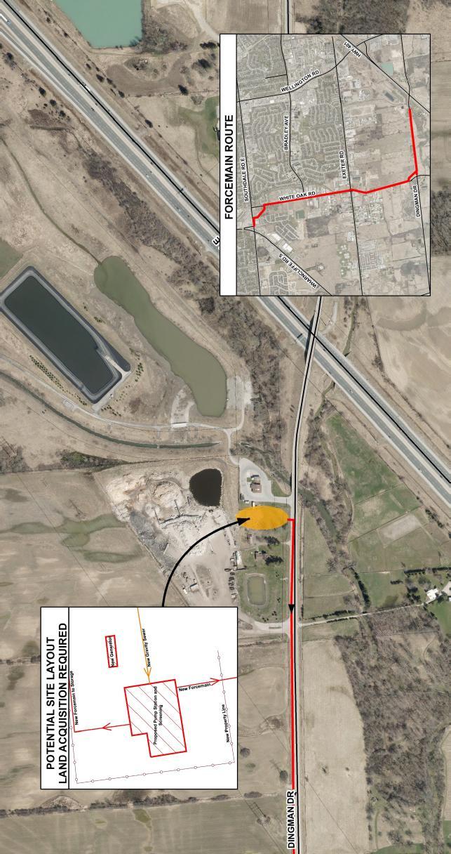 Pumping Station Location Recommended Solution The recommended strategy is Alternative 3C: New Pumping Station at Dingman Creek (adjacent to the existing PSDC) for the following reasons: It is located