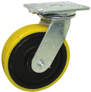 puncture proof tyres Very heavy duty castors (up to 3.