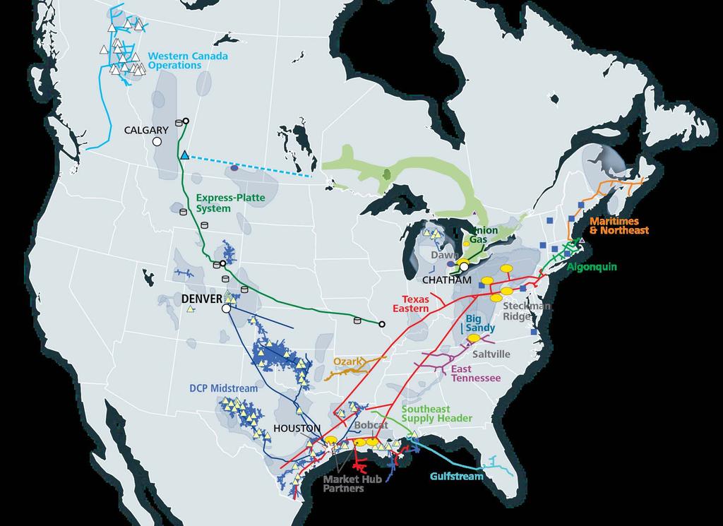 Our Strong Portfolio of Assets Natural Gas Transmission Pipe: 19,000 mi Natural Gas Storage