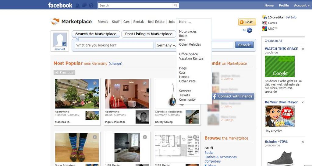 3.2 Buying and Selling in Facebook Marketplace This is a free service from Facebook where you can buy and sell products.