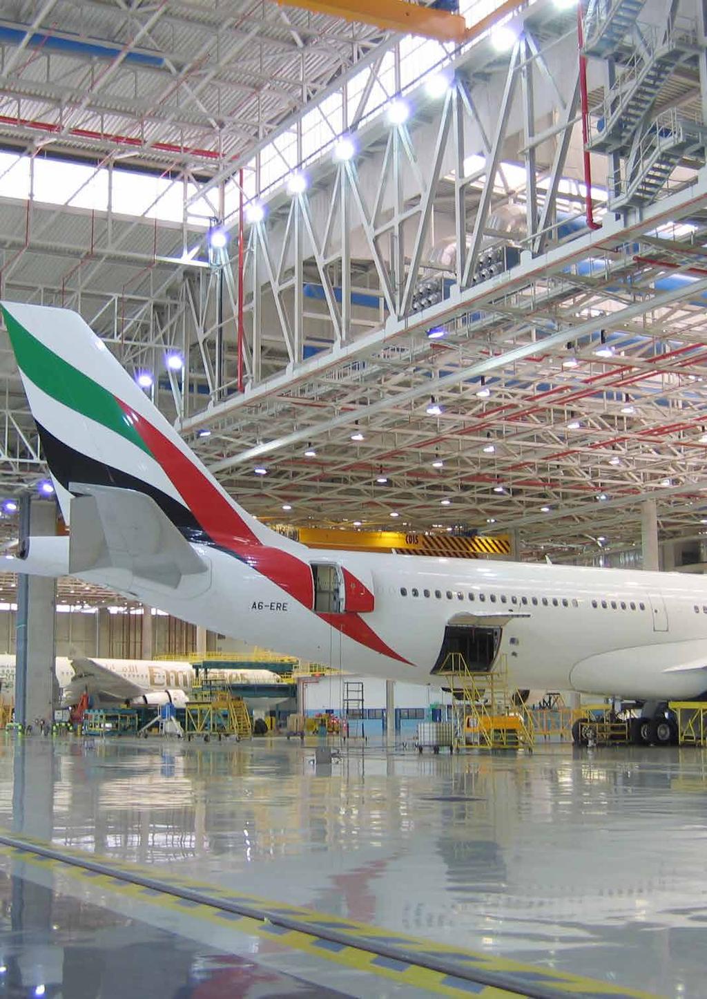Emirates maintenance facility at Dubai International