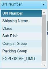 following fields will be autopopulated for you UN Number Shipping Name Class Sub-Risk Compat Group Packing Group You will need to fill out the following fields, this information will then generate on
