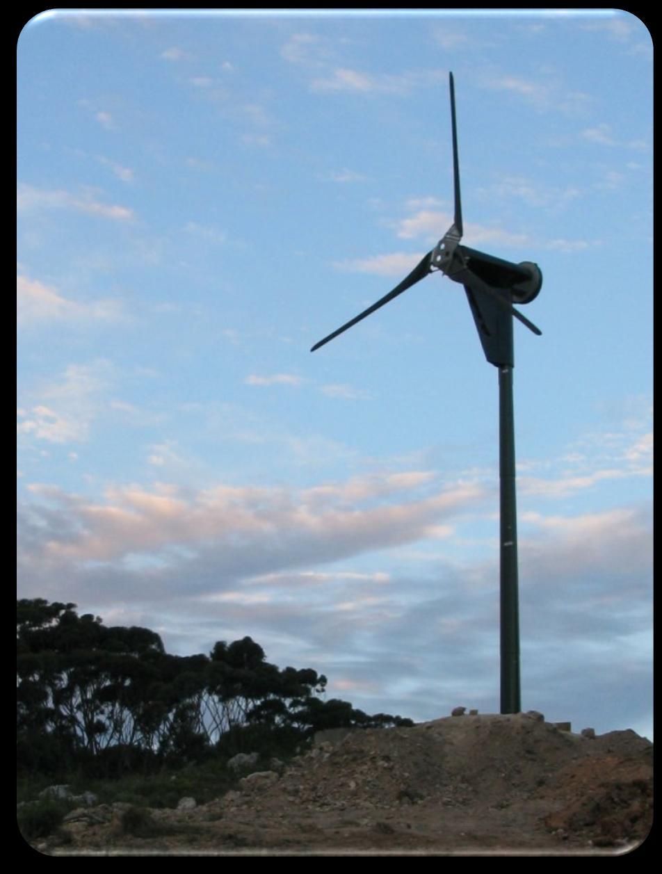 Projects Napier Farm 15kW Proven Wind Turbine P O S I T