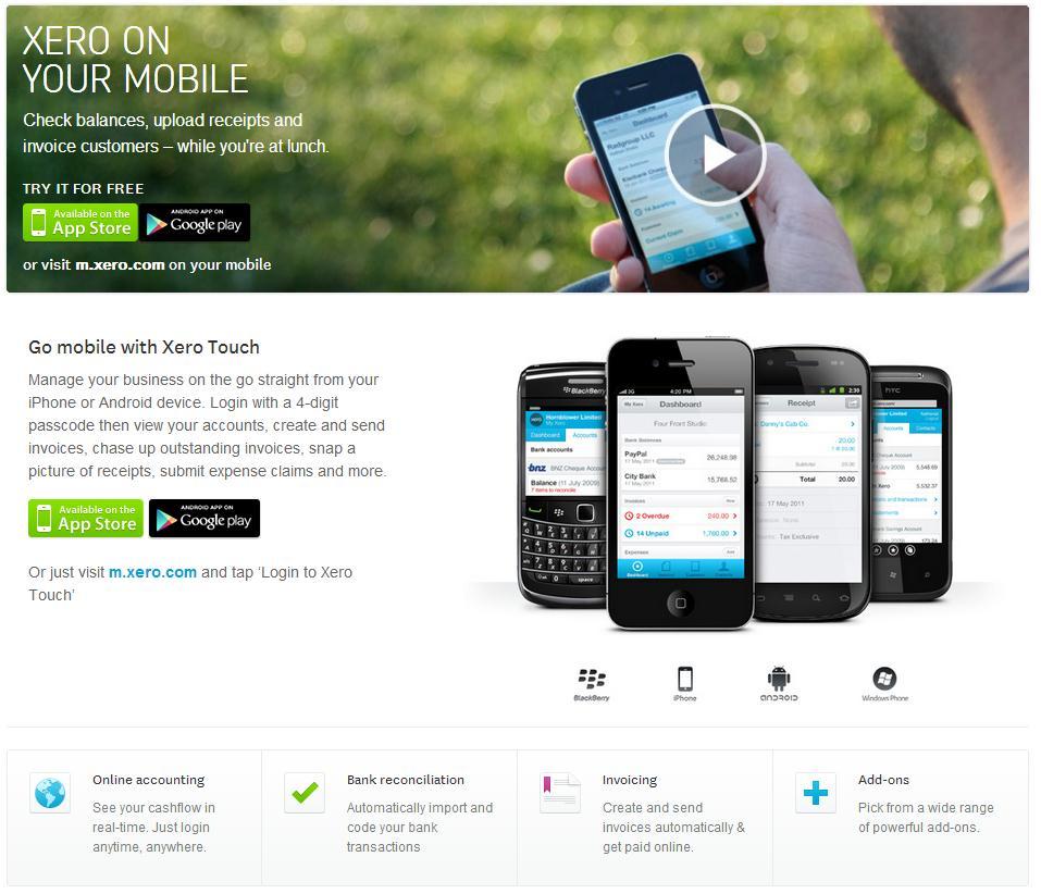 5. Get Mobile with the Xero App You can access Xero from wherever you are as long as you can access the internet.