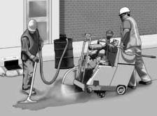 Promptly sweep up absorbent and dispose according to established procedures.