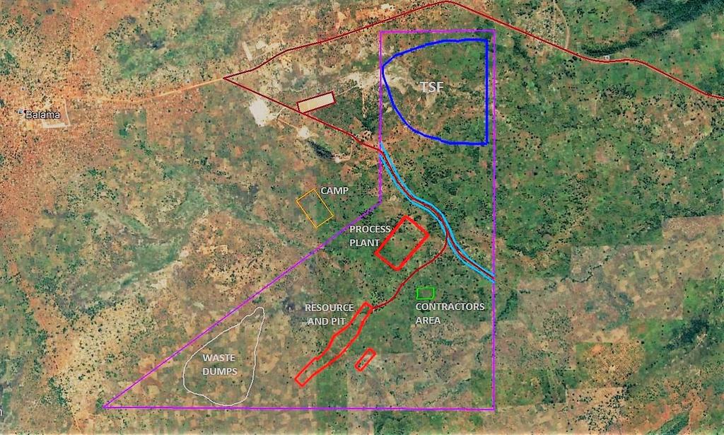 The objective of the Balama Central Scoping Study was to validate the decision to move into an immediate Feasibility Study, inclusive of environmental and mining concession applications, which is