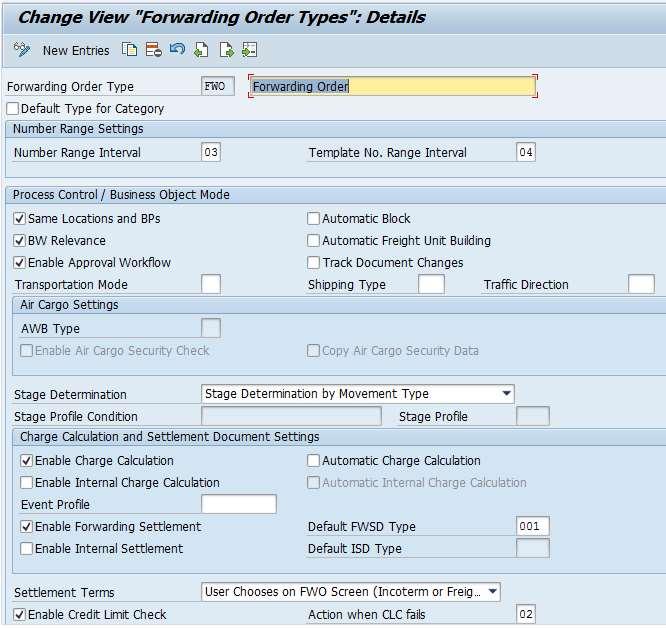 Shipping Type/Transportation Mode/Traffic Direction can be defaulted a) Same locations & BPs - When we select this checkbox, the following data must be the same on the header and item level of an FWO