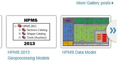 HPMS capabilities in Roads and Highways Output file formats, HPMS data model, RCE to edit