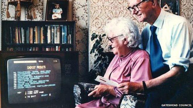 A BRIEF HISTORY OF TIME. Grandmother Jane Snowball, 72, from an armchair in her Gateshead home in May 1984.